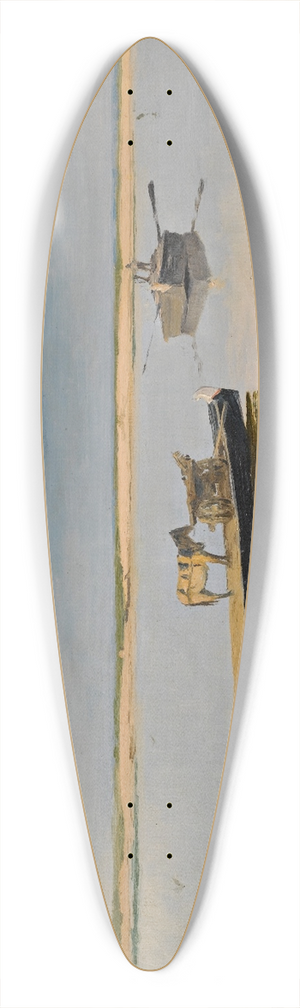 Sergey Ivanovich Svetoslavsky - View Of The Dniepr 39.3 inch art pintail longboard deck