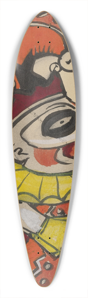 Sergey Yurievich Sudeikin - Petrouchka 39.3 inch art pintail longboard deck