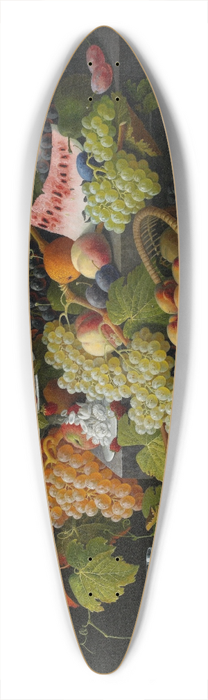 Severin Roesen - Abundant Fruit 39.3 inch art pintail longboard deck Severin Roesen - Abundant Fruit 39.3 inch art pintail longboard deck