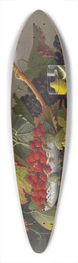 Severin Roesen - An Abundance of Fruit 39.3 inch art pintail longboard deck