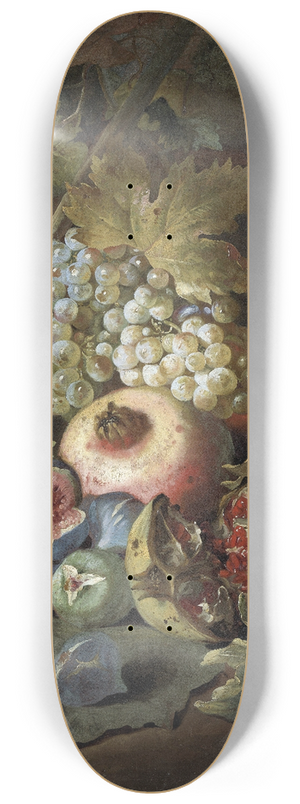 Abraham Brueghel - Stilleven met vruchten 8.25 inch art skate deck