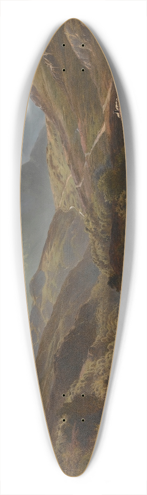 Sidney Richard Percy - On The Road To Loch Turret, Crieff 39.3 inch art pintail longboard deck