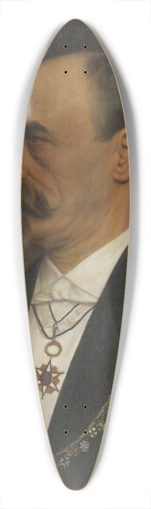 Sigmund Dux - Professor Hermann 39.3 inch art pintail longboard deck