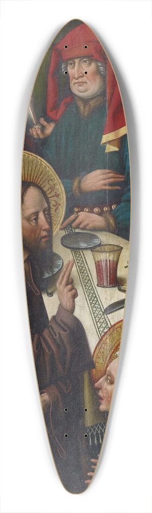 Sigmund Holbein - Christ in the House of Simon 39.3 inch art pintail longboard deck