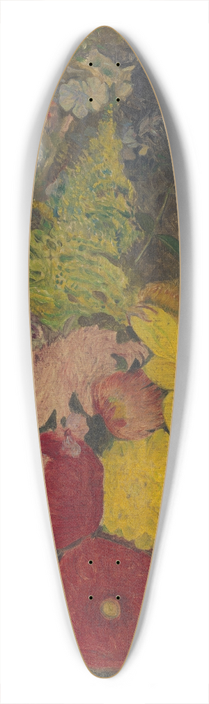 Sigmund Walter Hampel - Blumenstillleben 39.3 inch art pintail longboard deck
