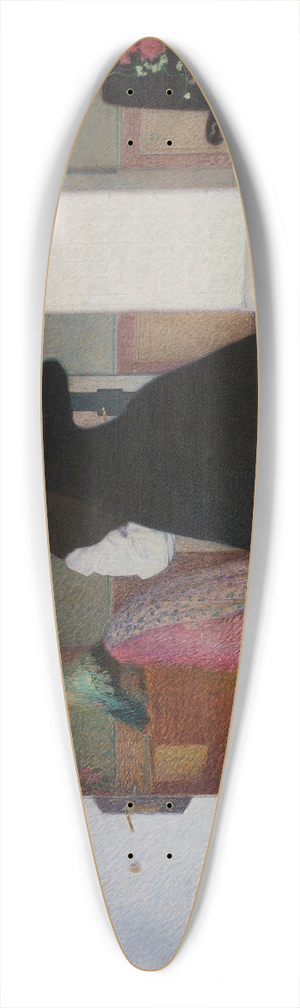 Sigmund Walter Hampel - Interieur 39.3 inch art pintail longboard deck