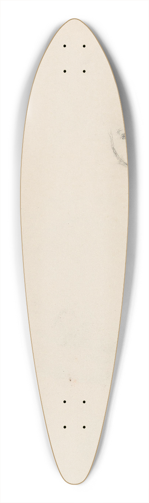 Signe Scheel - Barneansikt 39.3 inch art pintail longboard deck Signe Scheel - Barneansikt 39.3 inch art pintail longboard deck