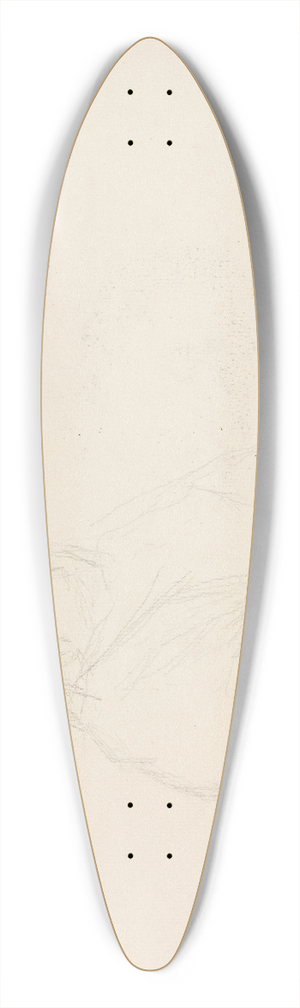 Signe Scheel - Riss av kvinne 39.3 inch art pintail longboard deck