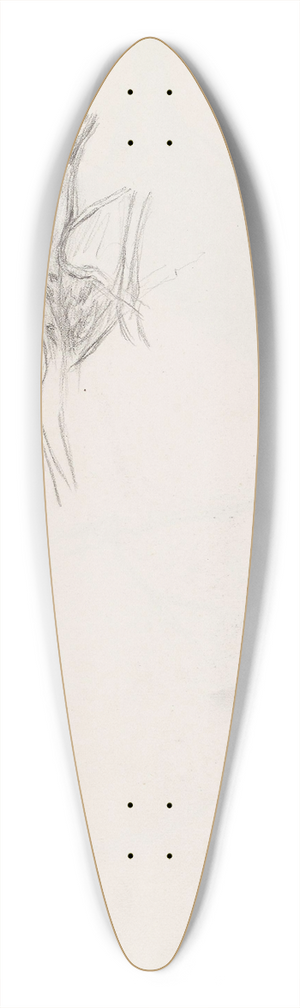Signe Scheel - Trestudie 39.3 inch art pintail longboard deck Signe Scheel - Trestudie 39.3 inch art pintail longboard deck