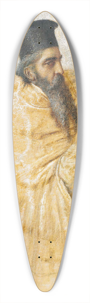 Simeon Solomon - A Bishop Of The Eastern Church 39.3 inch art pintail longboard deck