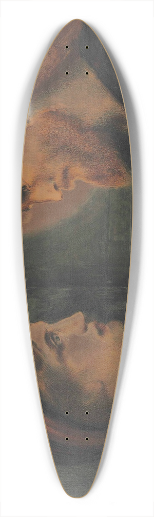 Simeon Solomon - Christ And A Youth 39.3 inch art pintail longboard deck Simeon Solomon - Christ And A Youth 39.3 inch art pintail longboard deck