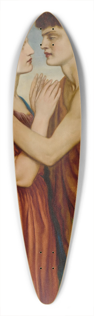 Simeon Solomon - Damon And Aglae 39.3 inch art pintail longboard deck Simeon Solomon - Damon And Aglae 39.3 inch art pintail longboard deck
