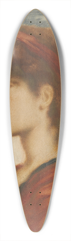 Simeon Solomon - Head 39.3 inch art pintail longboard deck