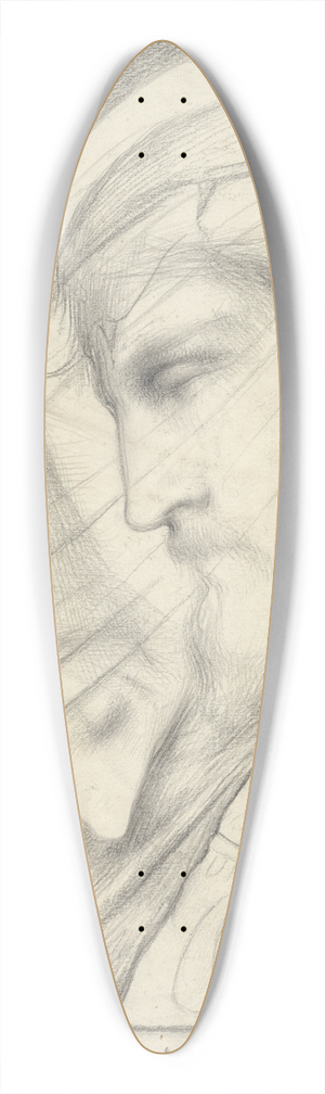 Simeon Solomon - Within the sacramental veils 39.3 inch art pintail longboard deck Simeon Solomon - Within the sacramental veils 39.3 inch art pintail longboard deck