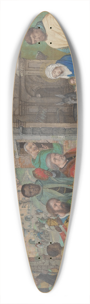 Simon Bening - The Adoration of the Magi 39.3 inch art pintail longboard deck