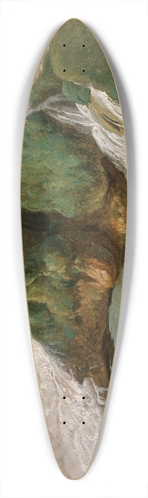 Simon Denis - In der Neptunsgrotte bei Tivoli 39.3 inch art pintail longboard deck Simon Denis - In der Neptunsgrotte bei Tivoli 39.3 inch art pintail longboard deck