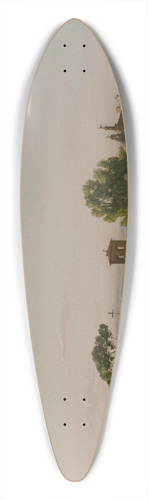 Simon Denis - View on the Quirinal Hill, Rome 39.3 inch art pintail longboard deck Simon Denis - View on the Quirinal Hill, Rome 39.3 inch art pintail longboard deck