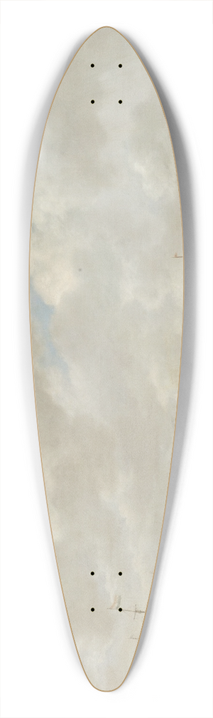Simon de Vlieger - View of a Beach 39.3 inch art pintail longboard deck