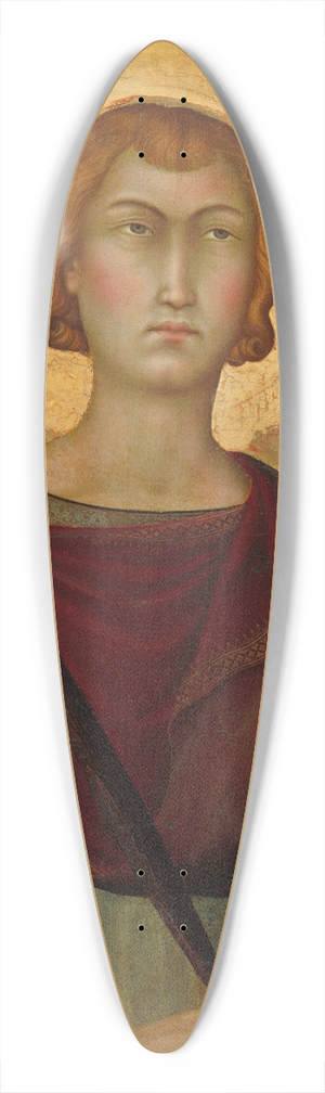 Simone Martini - Saint Ansanus 39.3 inch art pintail longboard deck Simone Martini - Saint Ansanus 39.3 inch art pintail longboard deck
