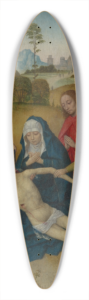 Simon Marmion - The Lamentation of Christ 39.3 inch art pintail longboard deck