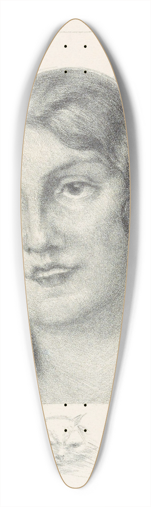 Simon Moulijn - Portret van mevrouw van Tienhoven-Hoyack 39.3 inch art pintail longboard deck