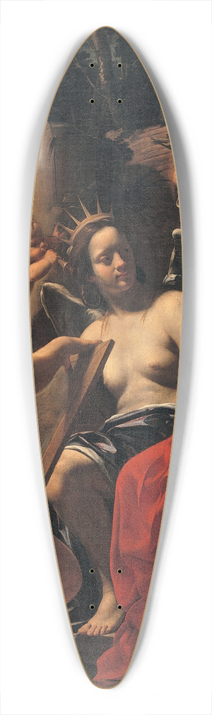 Simon Vouet - Allegory 39.3 inch art pintail longboard deck