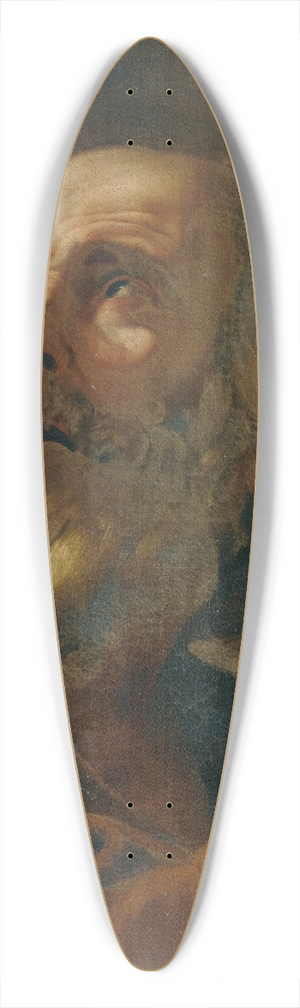 Simon Vouet - Saint Peter 39.3 inch art pintail longboard deck Simon Vouet - Saint Peter 39.3 inch art pintail longboard deck