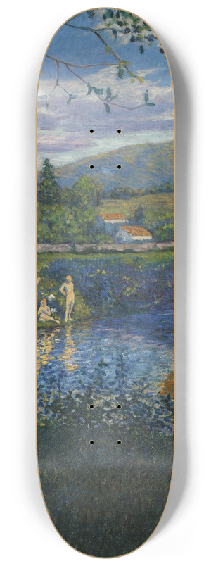 Daro de Regoyos - Bathing in Rentera 8.25 inch art skate deck