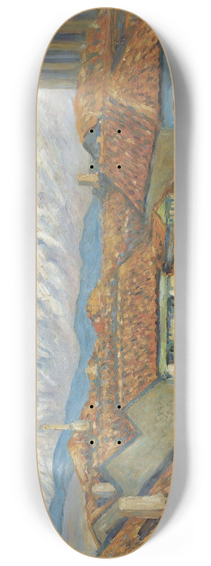 Daro de Regoyos - Rentera and the mountains ofAya 8.25 inch art skate deck