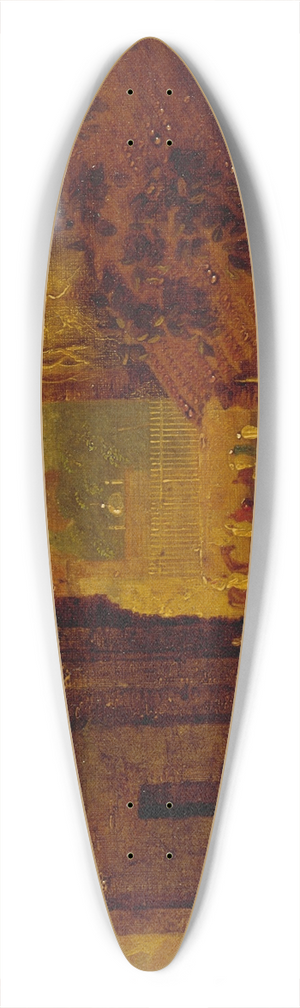 Sir Charles D'Oyly - East Gateway, Patna 39.3 inch art pintail longboard deck