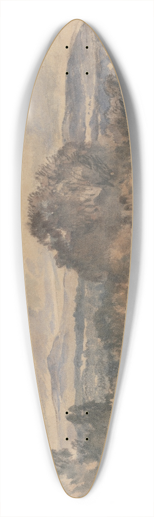 Sir David Wilkie - Fife 39.3 inch art pintail longboard deck