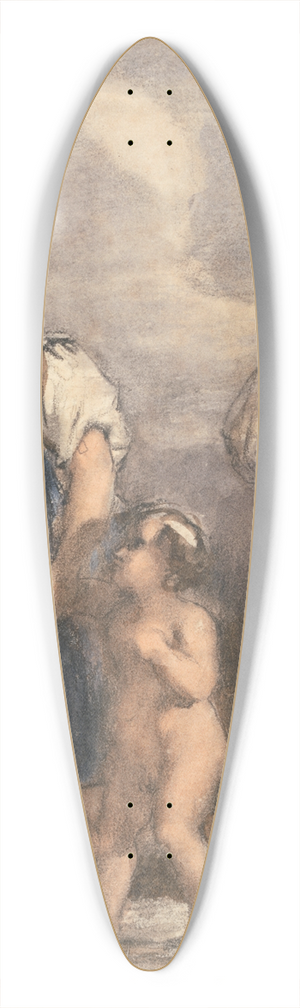 Sir David Wilkie - La Mancha 39.3 inch art pintail longboard deck