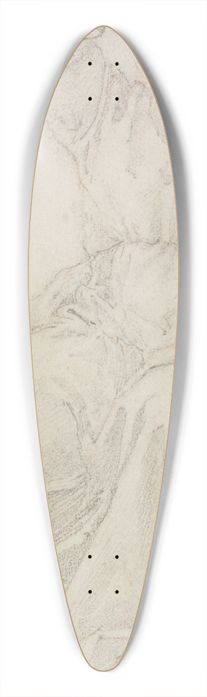 Sir Edward Coley Burne-Jones - Classical Figure 39.3 inch art pintail longboard deck