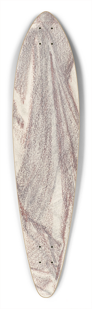 Sir Edward Coley Burne-Jones - Female  Drapery Study  background figure for St Theophilus and the Angel 39.3 inch art pintail longboard deck