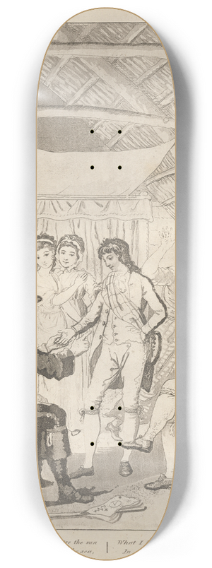 David Allan - Sir William Worthy and Patie 8.25 inch art skate deck