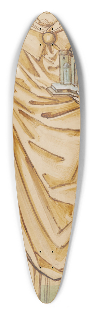 Sir Edward Coley Burne-Jones - The Angels of the Hierarchy  Potentates 39.3 inch art pintail longboard deck