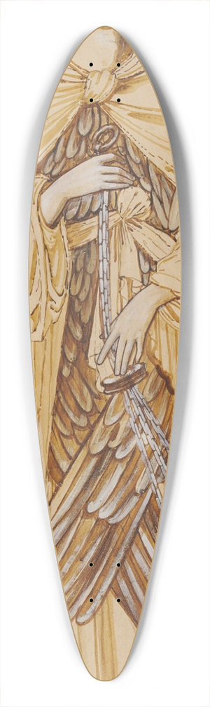 Sir Edward Coley Burne-Jones - The Angels of the Hierarchy  Seraphim 39.3 inch art pintail longboard deck