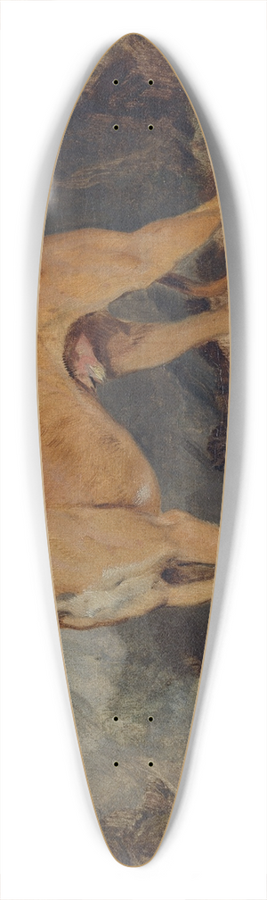 Sir Edwin Henry Landseer - A Deerhound 39.3 inch art pintail longboard deck