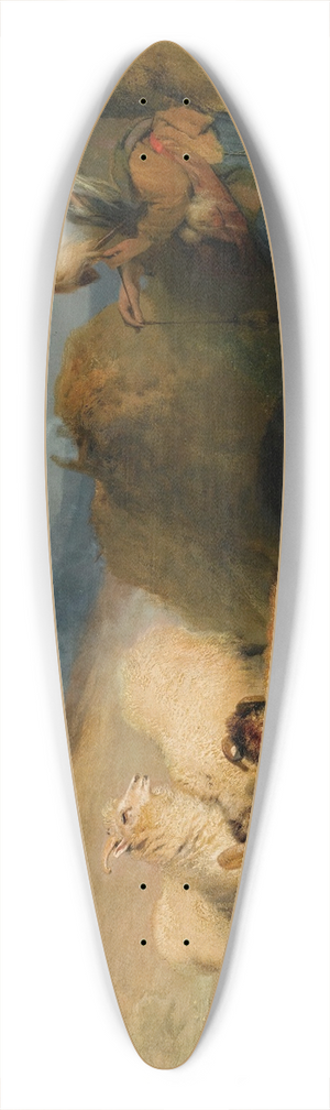 Sir Edwin Henry Landseer - Lassie Herding Sheep 39.3 inch art pintail longboard deck