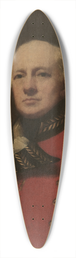 Sir Henry Raeburn - Lieutenant General Duncan Campbell 39.3 inch art pintail longboard deck