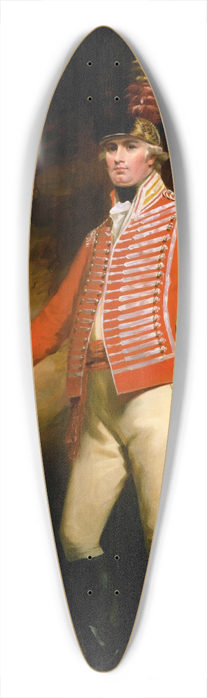 Sir Henry Raeburn - Portrait of Lieutenant Colonel William Shirriff, H.E.I.C.S. 39.3 inch art pintail longboard deck