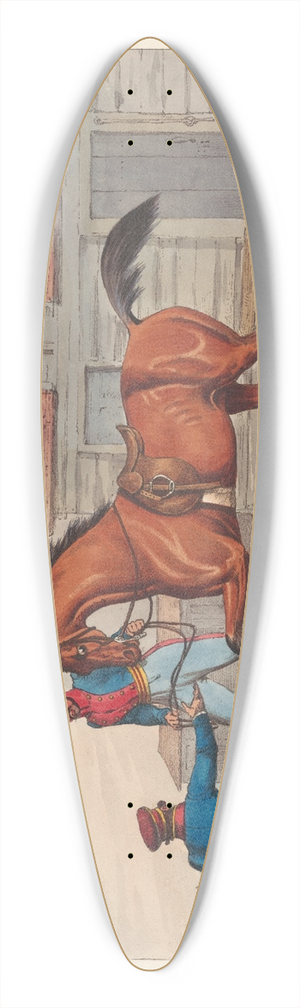 Sir John Dean Paul - Charger 39.3 inch art pintail longboard deck