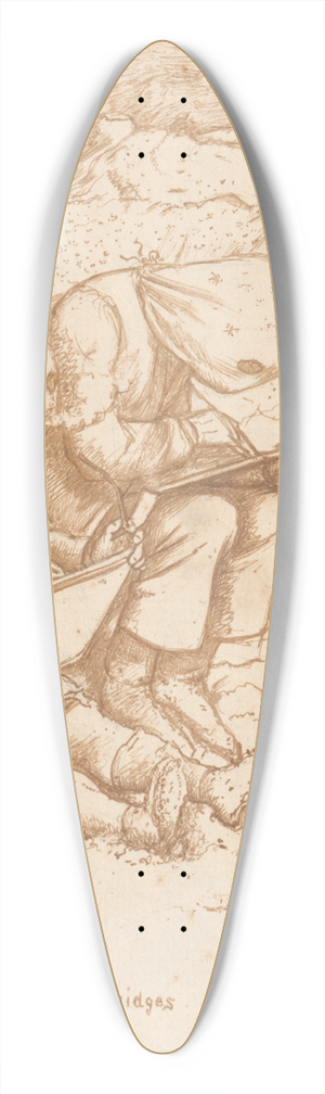Sir John Everett Millais - Awful Protection Against Midges 39.3 inch art pintail longboard deck
