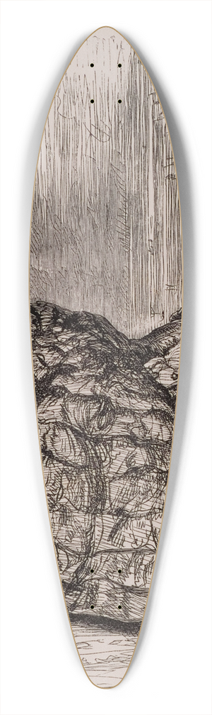 Sir John Everett Millais - Framley Parsonage  Was it not a Lie 39.3 inch art pintail longboard deck