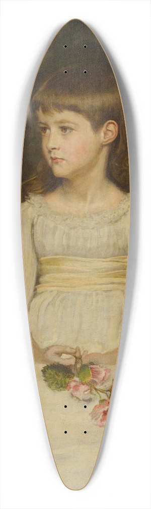 Sir John Everett Millais - Portrait of Miss Scott, daughter of the Late Thomas Alexander Scott of Philadelphia 39.3 inch art pintail longboard deck