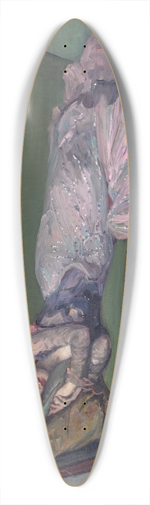 Sir John Lavery - The Green Sofa 39.3 inch art pintail longboard deck