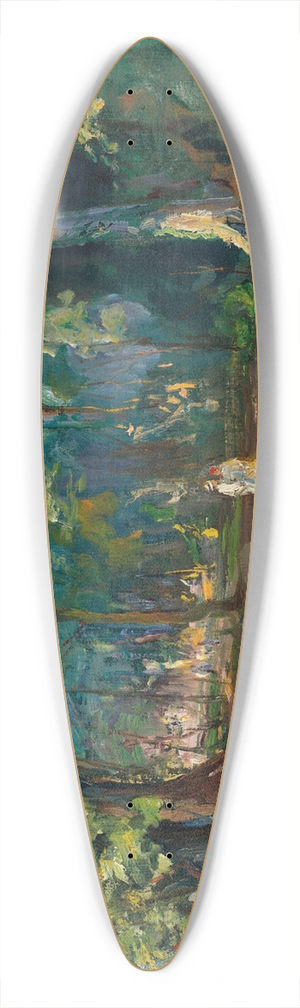 Sir John Lavery - The Path by the River, Maidenhead 39.3 inch art pintail longboard deck