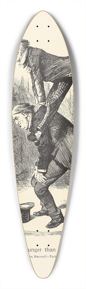 Sir John Tenniel - Younger than ever! 39.3 inch art pintail longboard deck