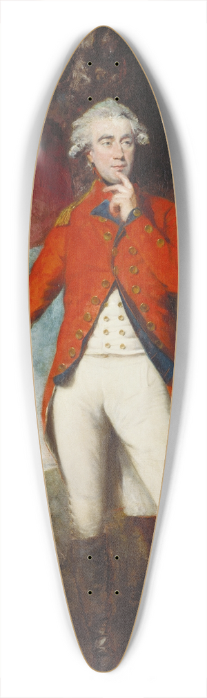Sir Joshua Reynolds - Francis Rawdon-Hastings (1754-1826), Second Earl of Moira and First Marquess of Hastings 39.3 inch art pintail longboard deck