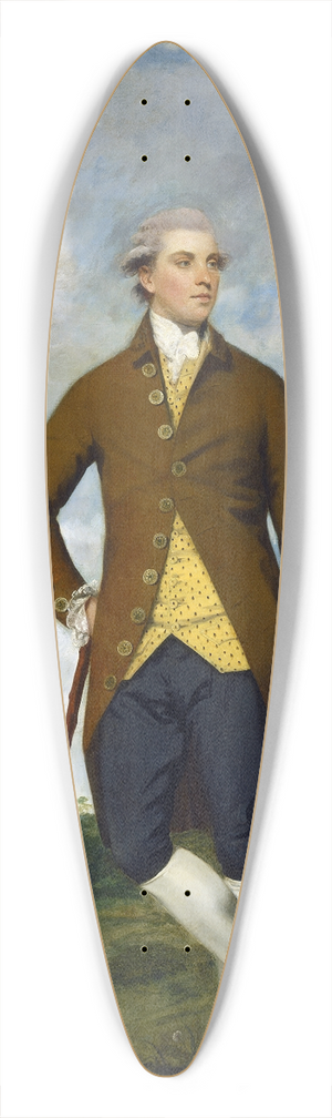 Sir Joshua Reynolds - John Musters 39.3 inch art pintail longboard deck